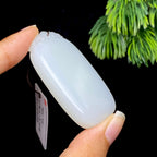秒杀和田玉白玉无事牌（32.7g）