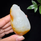 和田玉籽料御龙观音（73.2g）