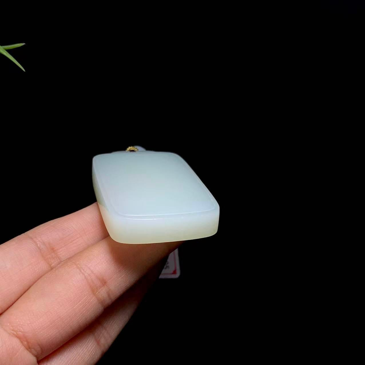 和田山料白玉无事牌（43.2g）