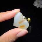 和田玉籽料爱心吊坠（10.2g）