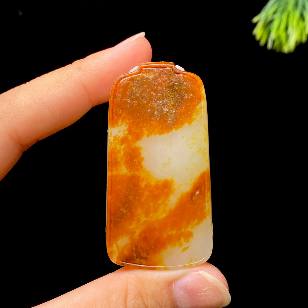 和田玉籽料无事牌（61.7g）