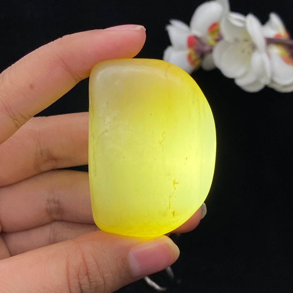 【超值推荐】和田玉籽料糖小手把件（90g）