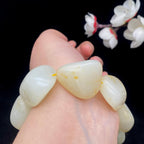 和田玉洒金皮籽料【精品手串】（103.8g）