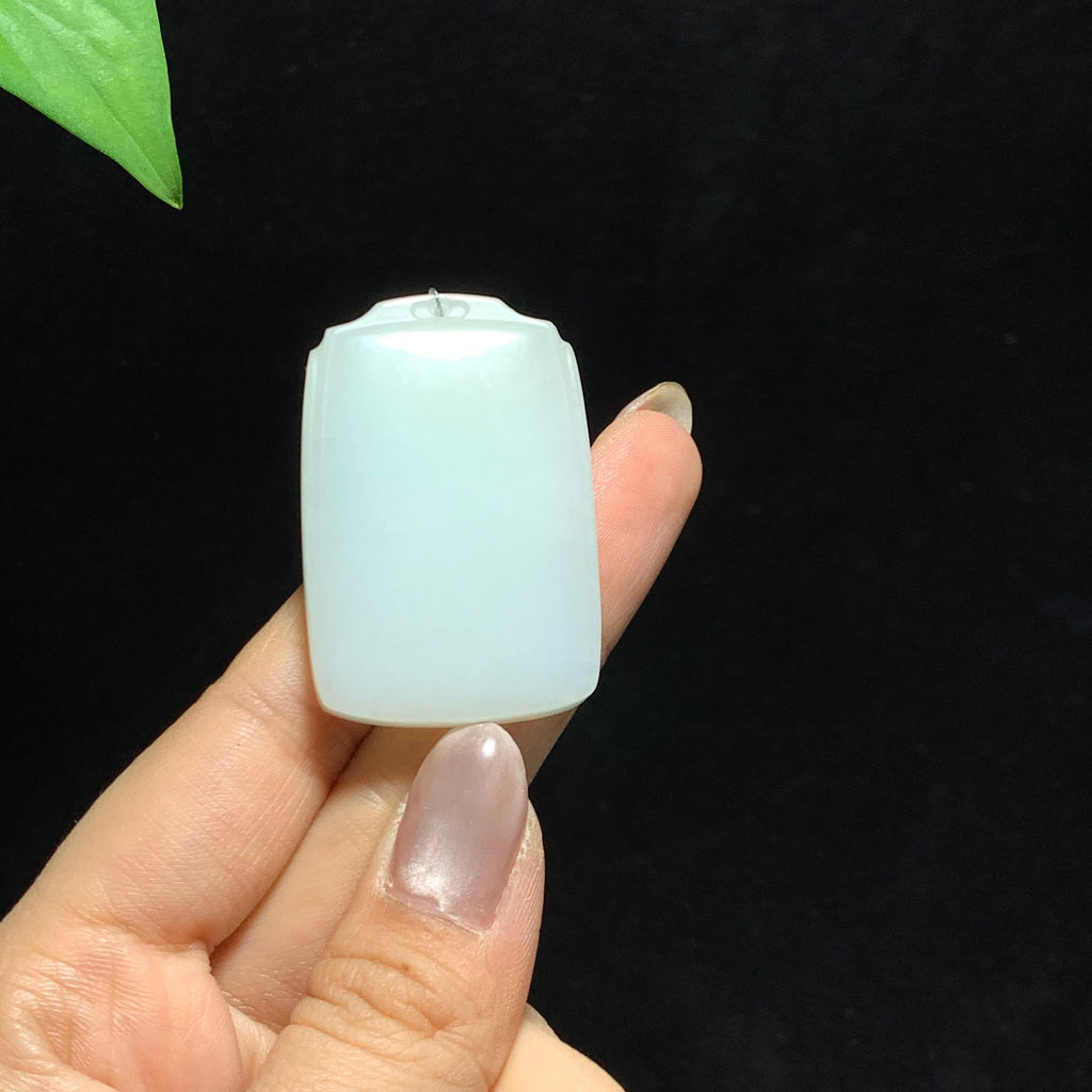 和田山料糖白玉无事牌（27.8g）