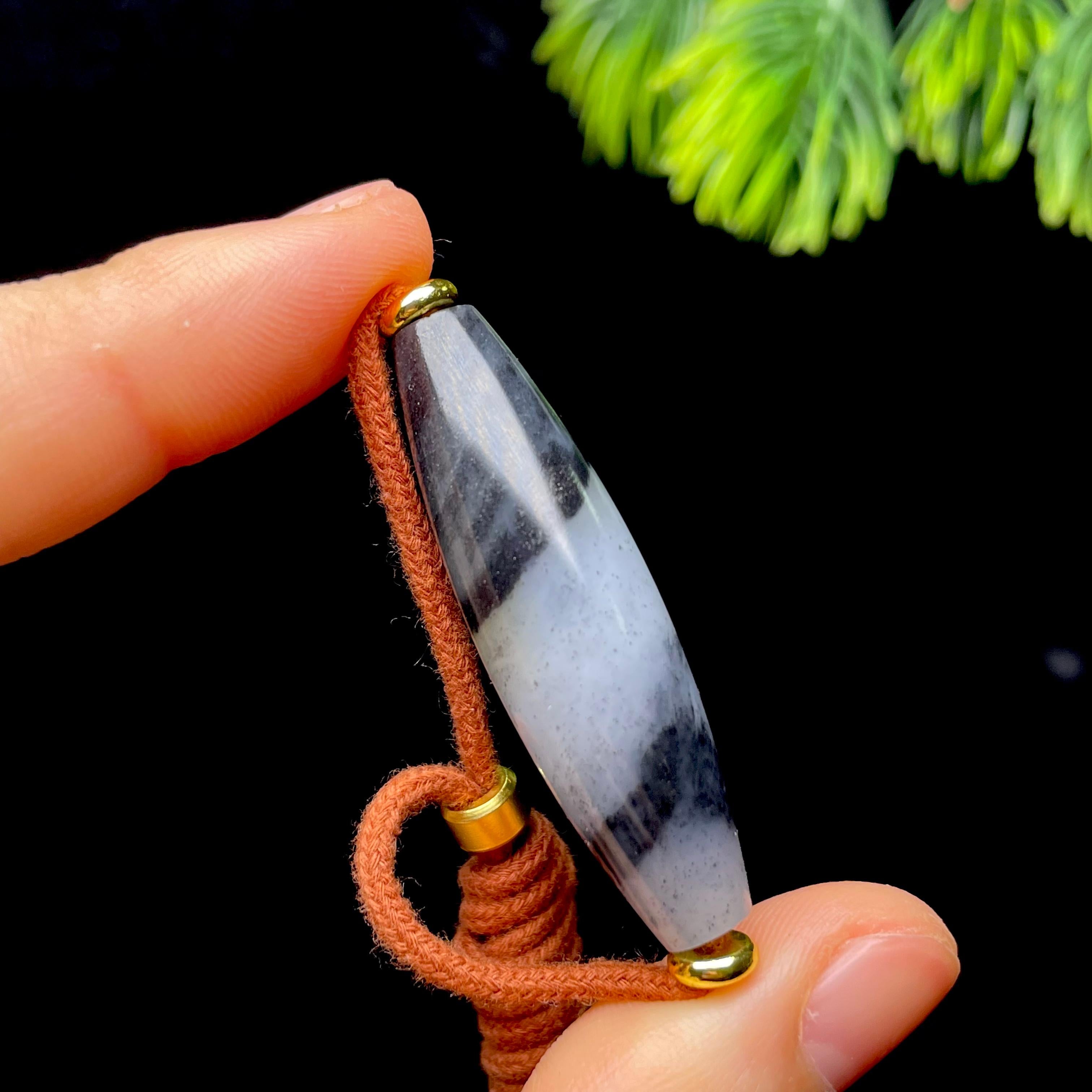 和田玉青花勒子（13.8g）