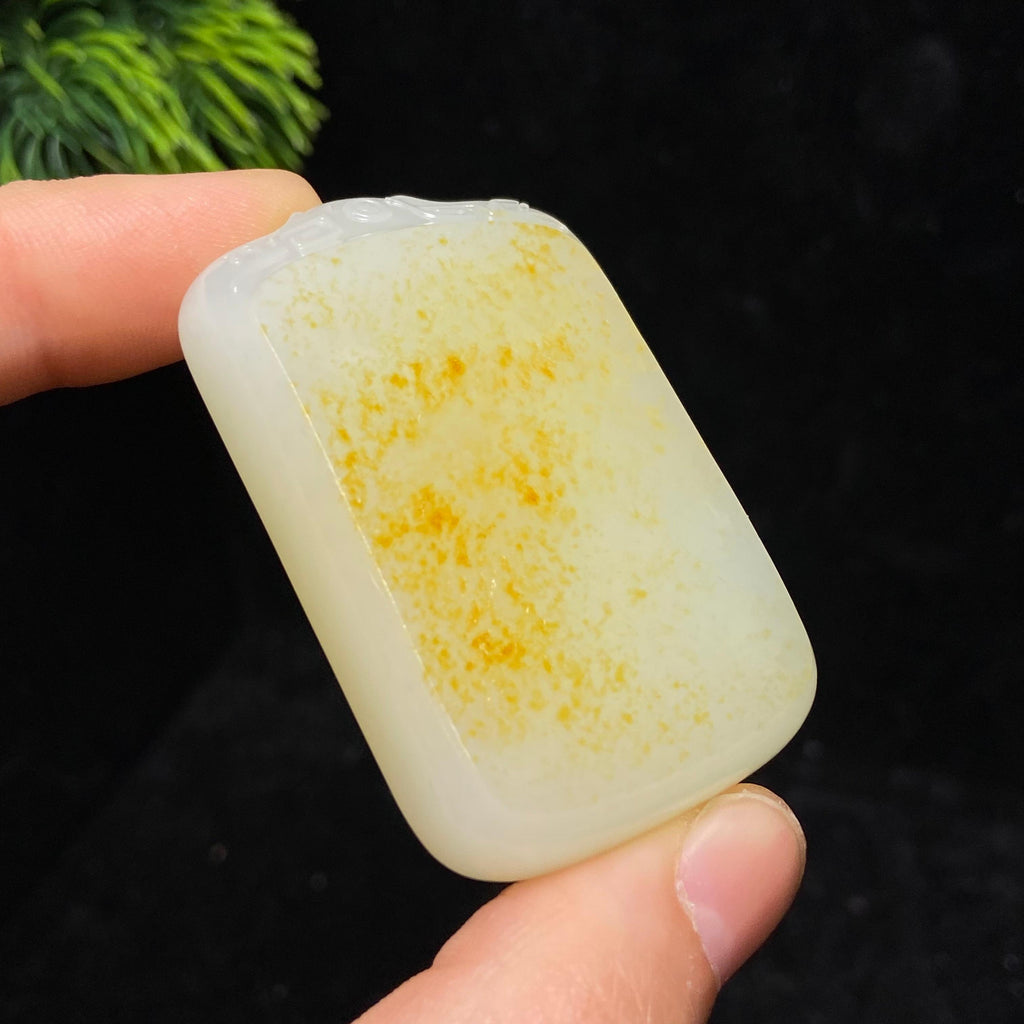 和田玉籽料无事牌（56.2g）