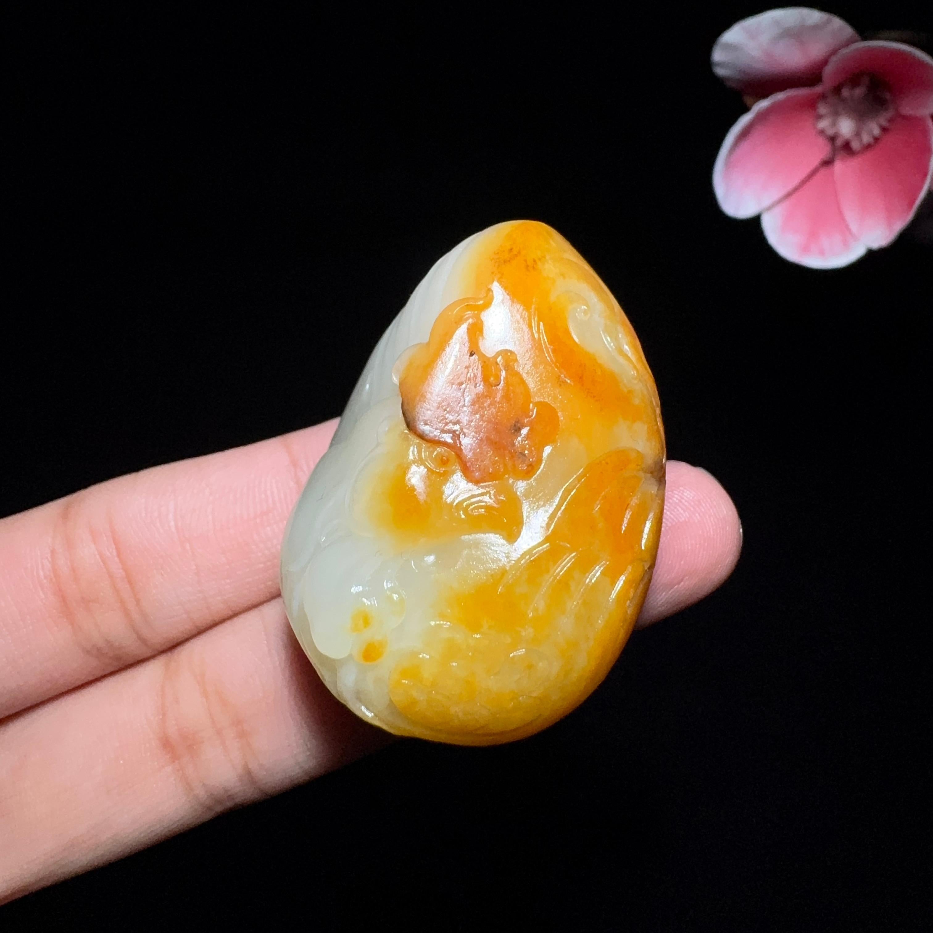 和田玉籽料雄鸡（36.1g）
