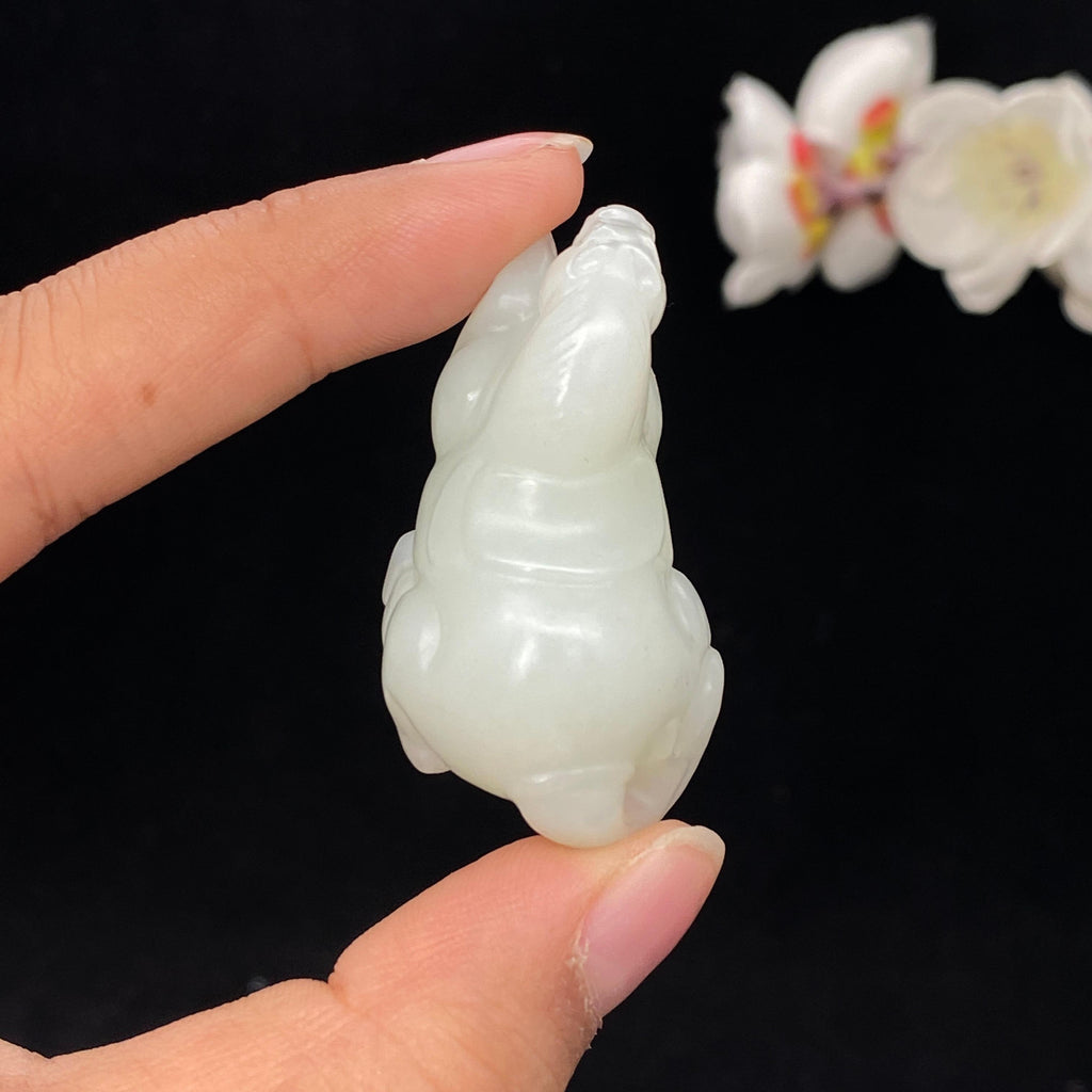 和田玉白玉【马】挂件（28.8g）