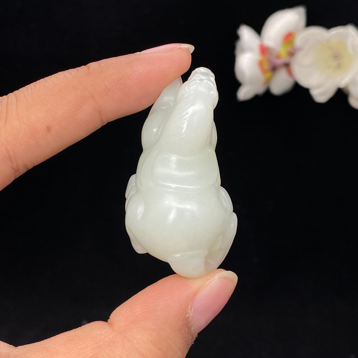 和田玉白玉【马】挂件（28.8g）