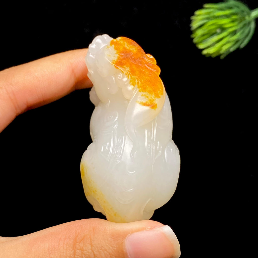和田玉籽料貔貅（64.1g）