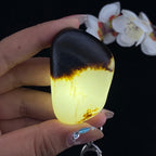 和田玉聚黑皮籽料大挂件（55.1g）