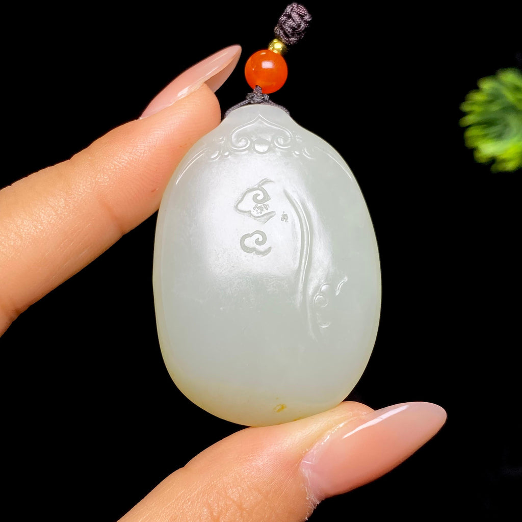 和田玉籽料无事牌（28.0g）