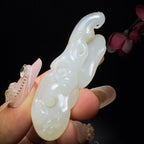 和田玉籽料如意挂件（23.2g）