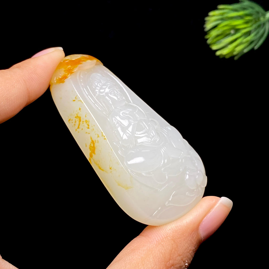 和田玉籽料观音（43.2g）