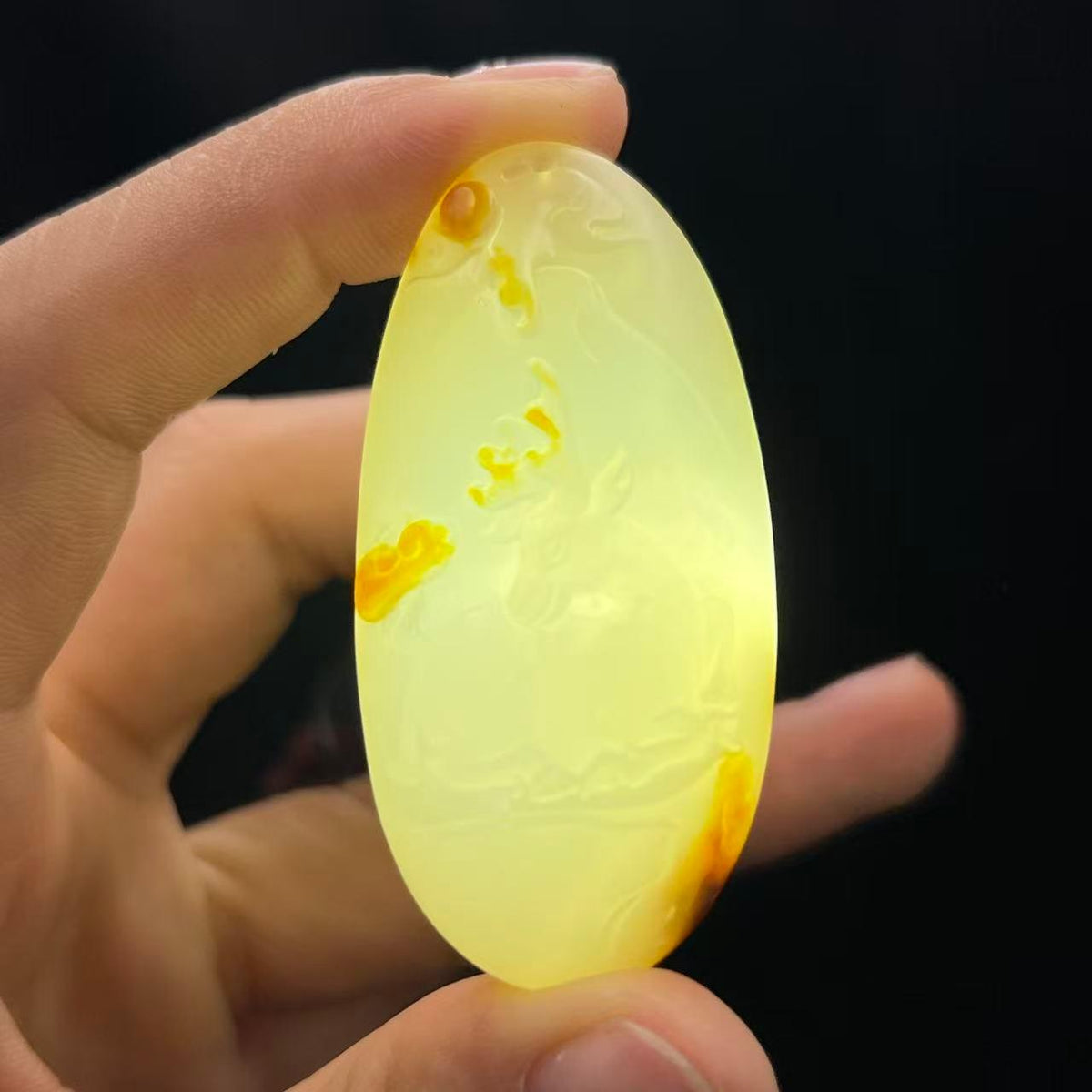 和田玉籽料福禄玉牌（29.0g）