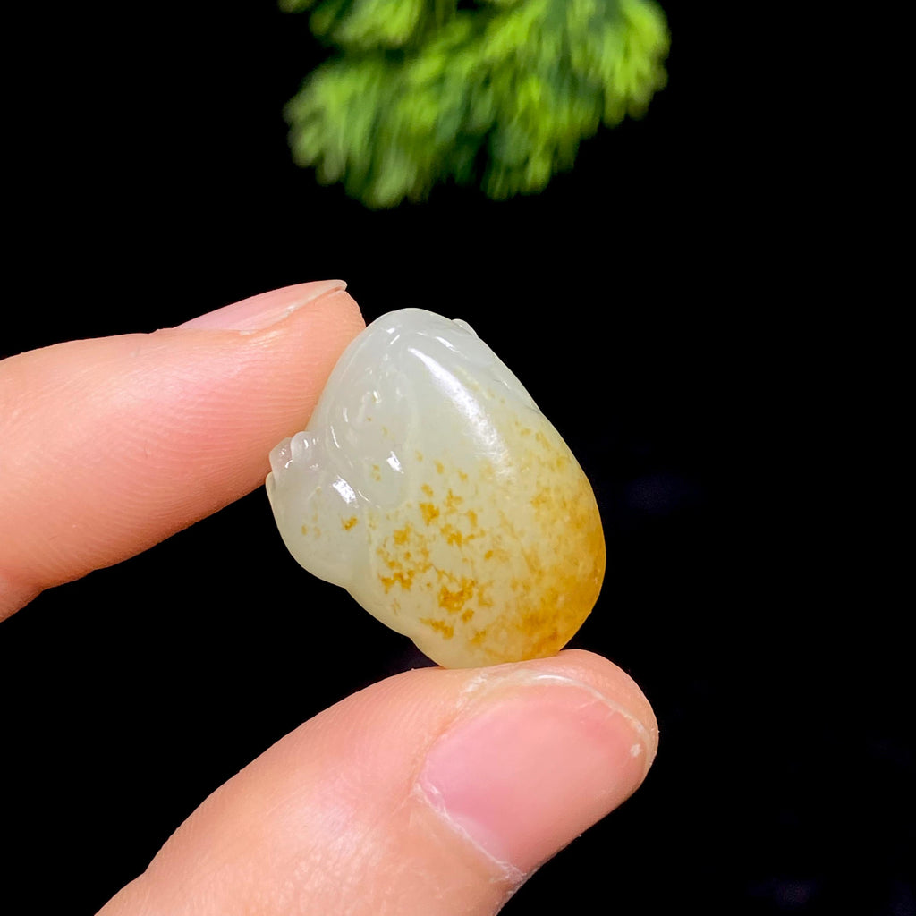 和田玉籽料三足金蟾（7.8g）