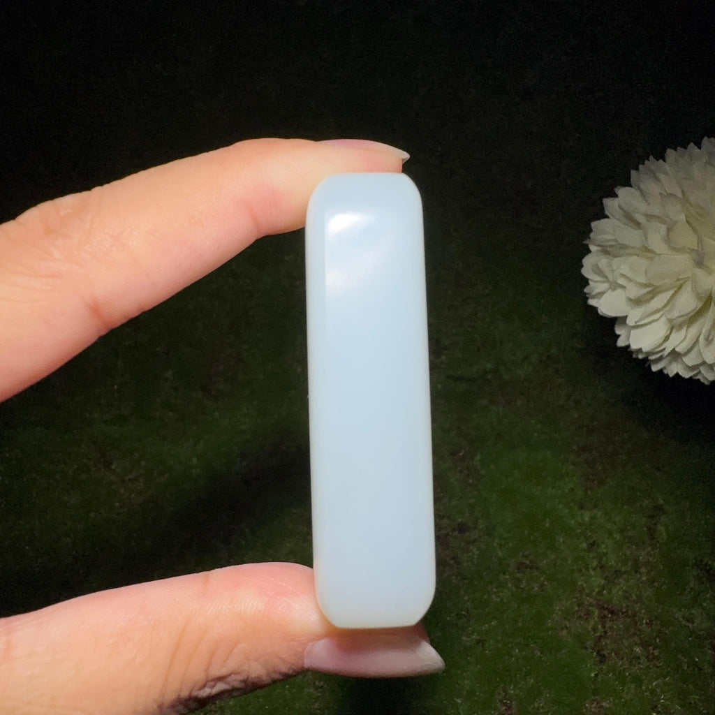和田玉白玉平安无事牌（71.2g）