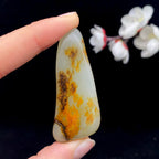 和田玉聚黄皮籽料挂件（22.4g）