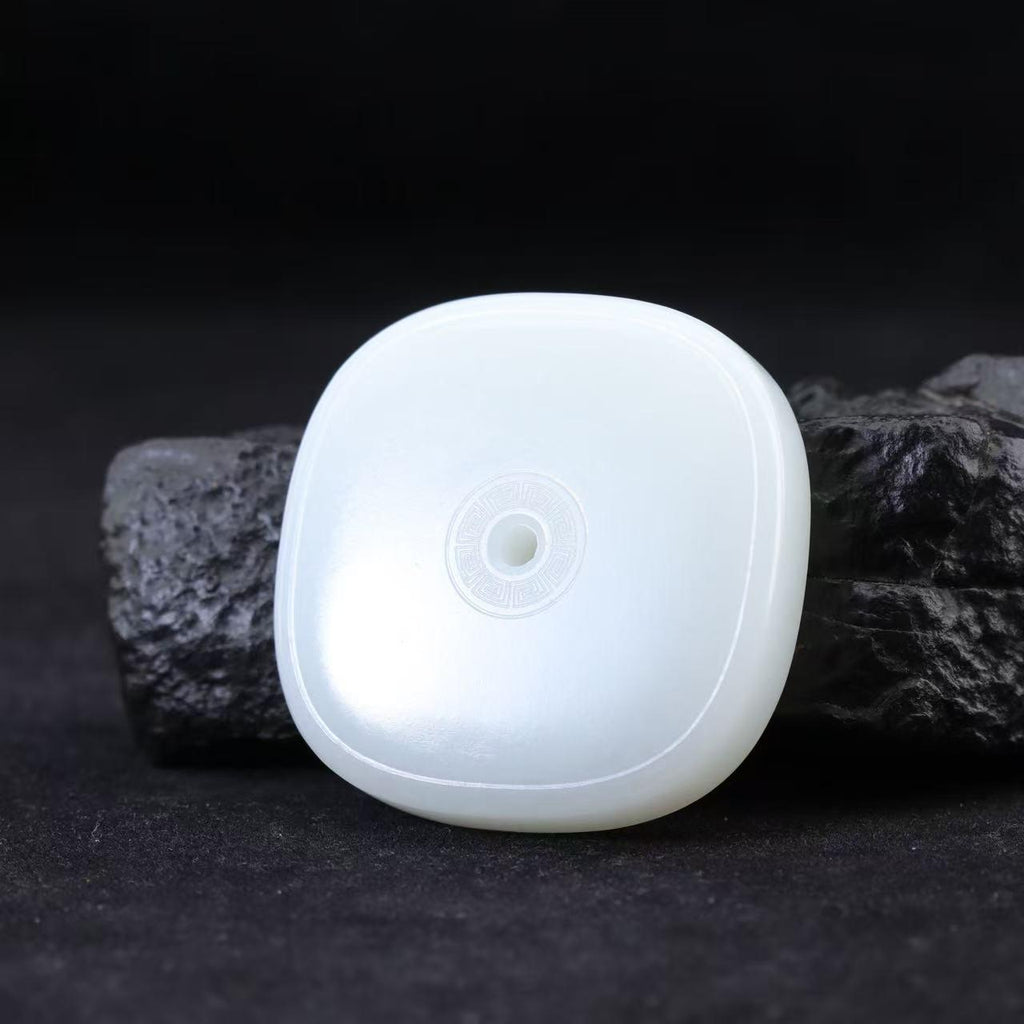 和田玉白玉大平安扣（68.6g）