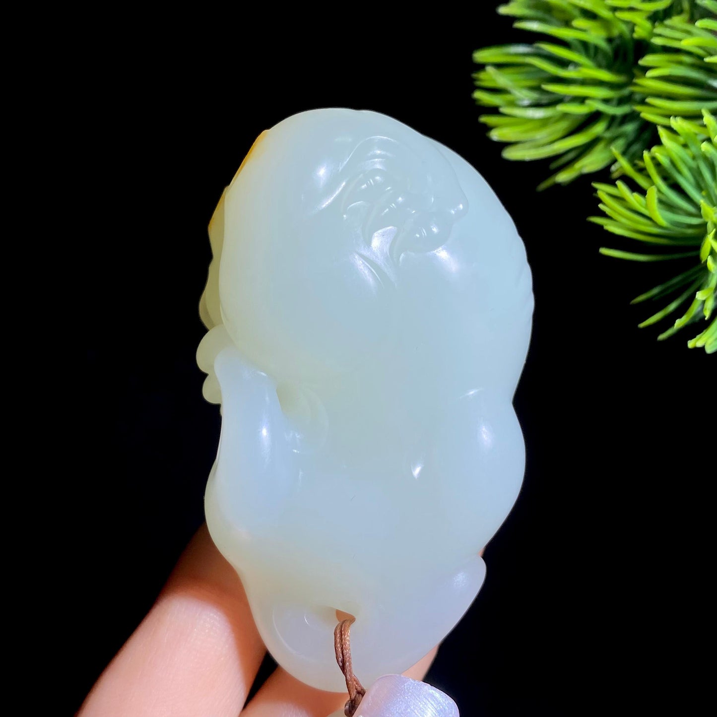 和田玉籽料貔貅把件（129.4g）