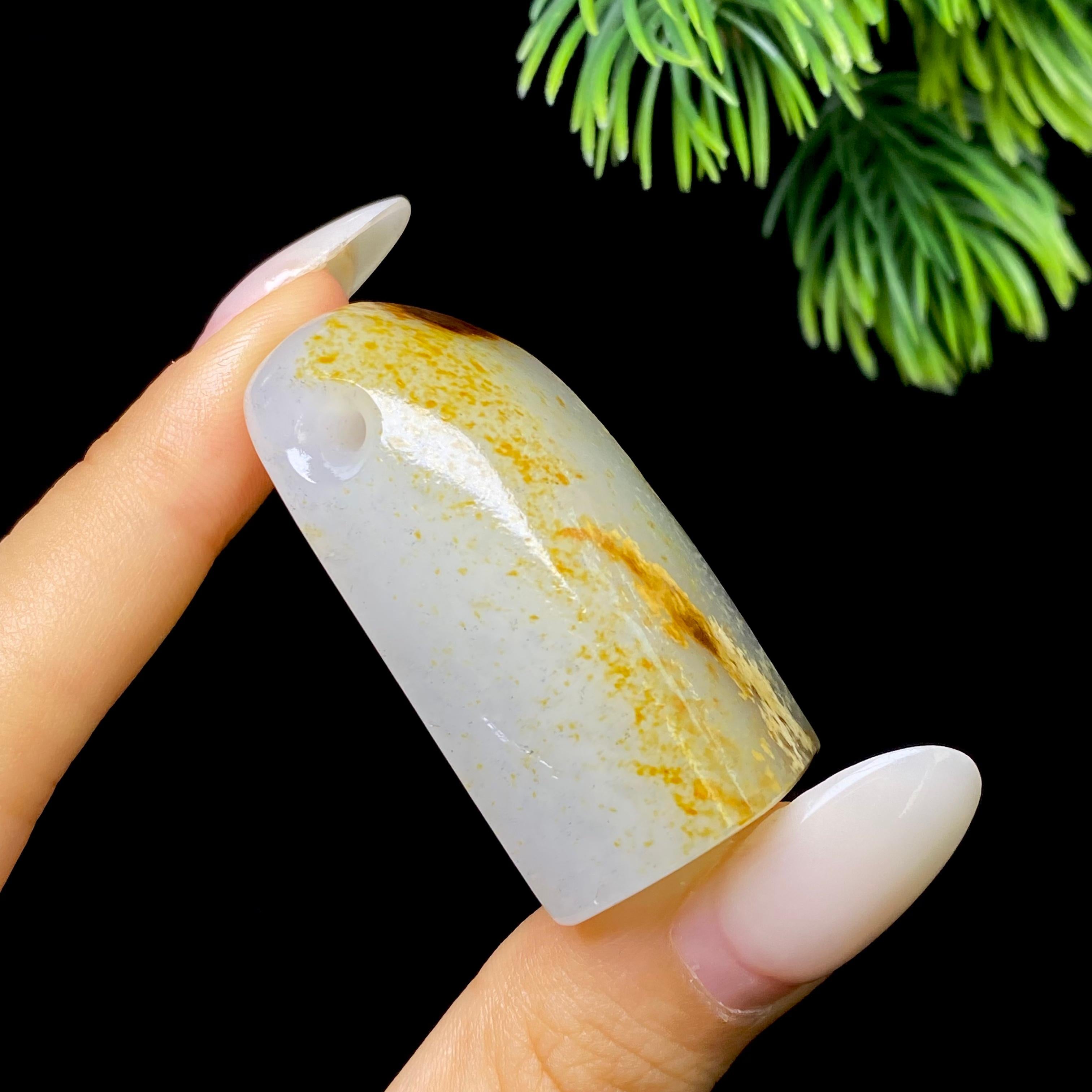 和田玉籽料无事牌（40.0g）