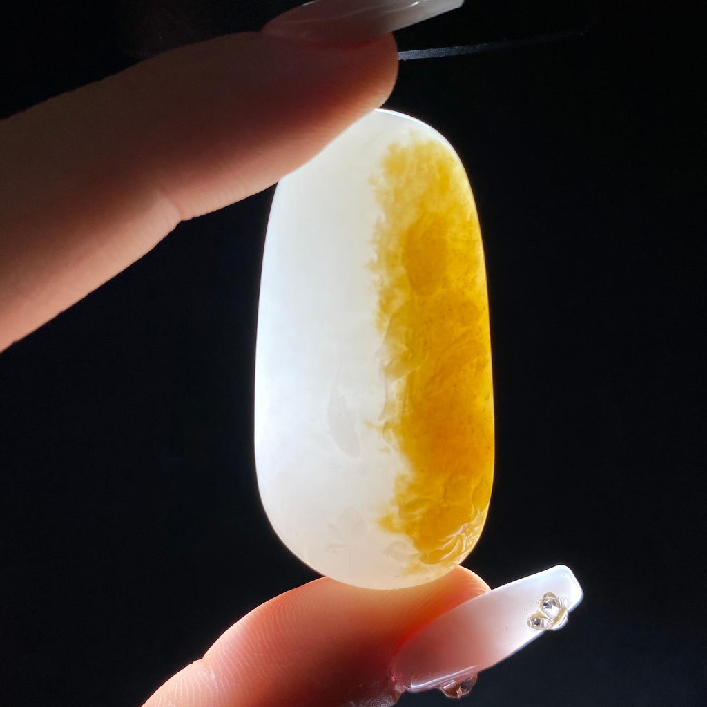 和田玉糖白观音（24.6g）
