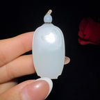 和田玉白玉平安无事牌（16.6g）