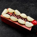 和田玉洒金皮【精品手串】（53.2g）
