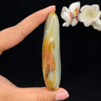 和田玉聚黄皮籽料手把件（124.2g）