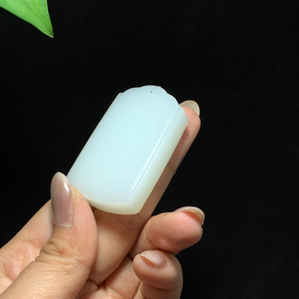 和田山料白玉无事牌挂件（46.0g）