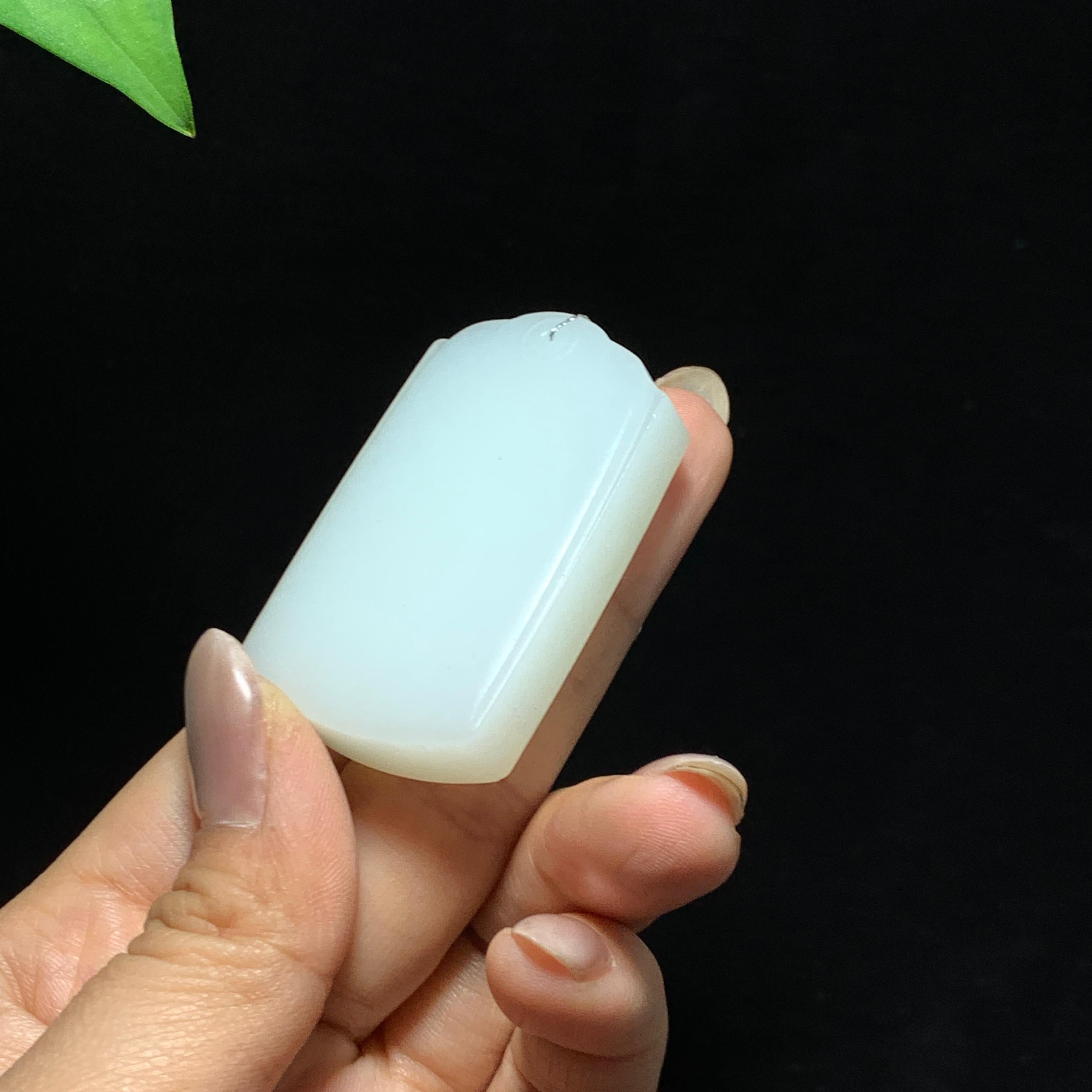 和田山料白玉无事牌挂件（46.0g）