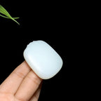 和田羊脂白玉平安无事牌（36.6g）