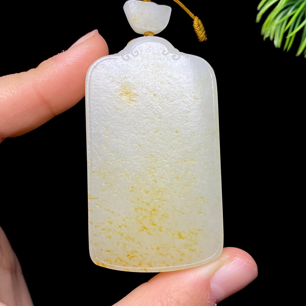 和田玉籽料无事牌（73.8g）