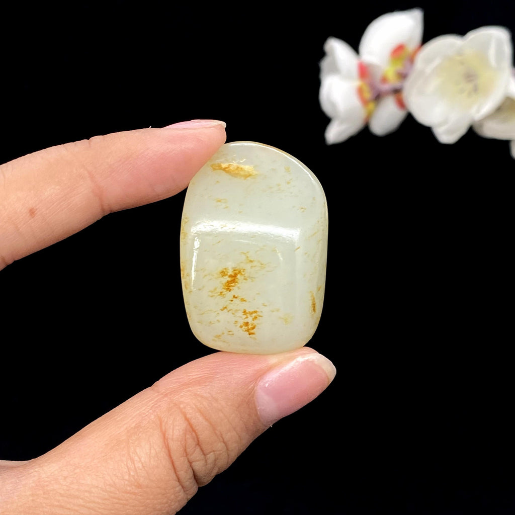 和田玉洒金皮籽料挂件（22.9g）