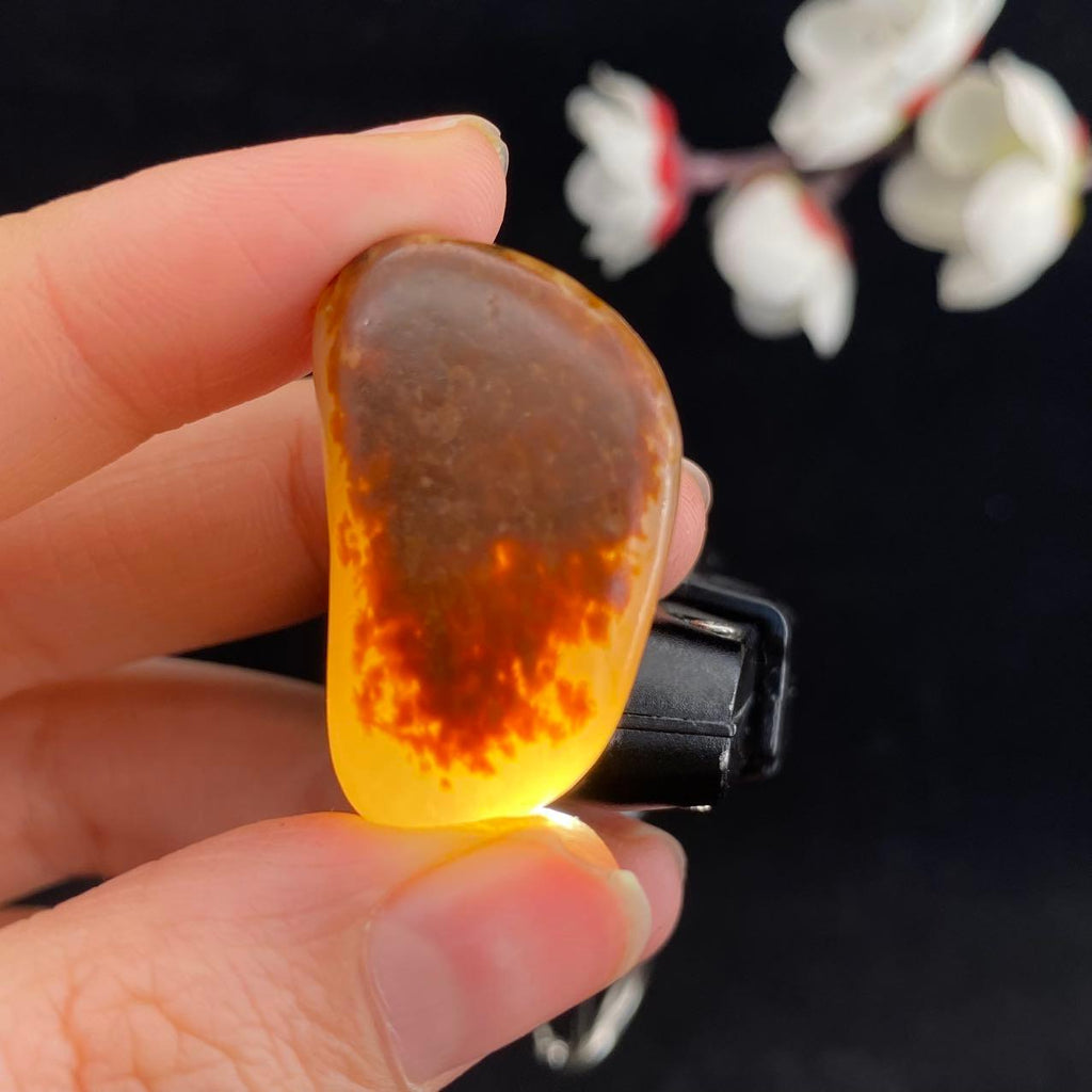 和田玉聚红皮籽料吊坠籽（12.2g）