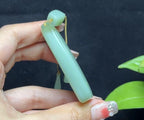 和田玉鸭蛋清双色平安无事牌（69.3g）