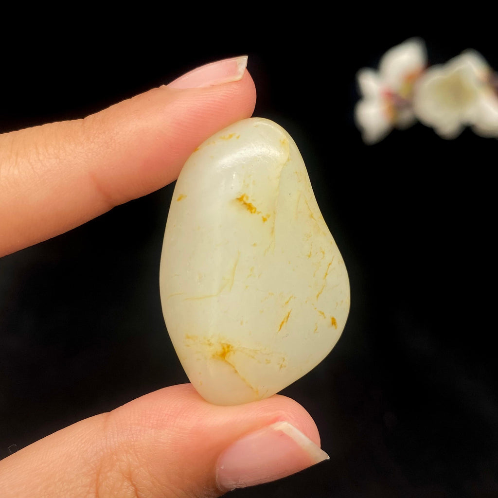 和田玉洒金皮籽料挂件（21.3g）