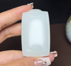 和田羊脂玉平安无事牌（48.3g）