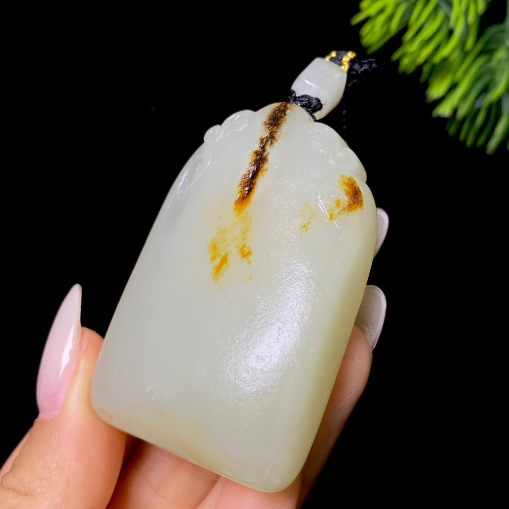 和田玉籽料无事牌（65.7g）