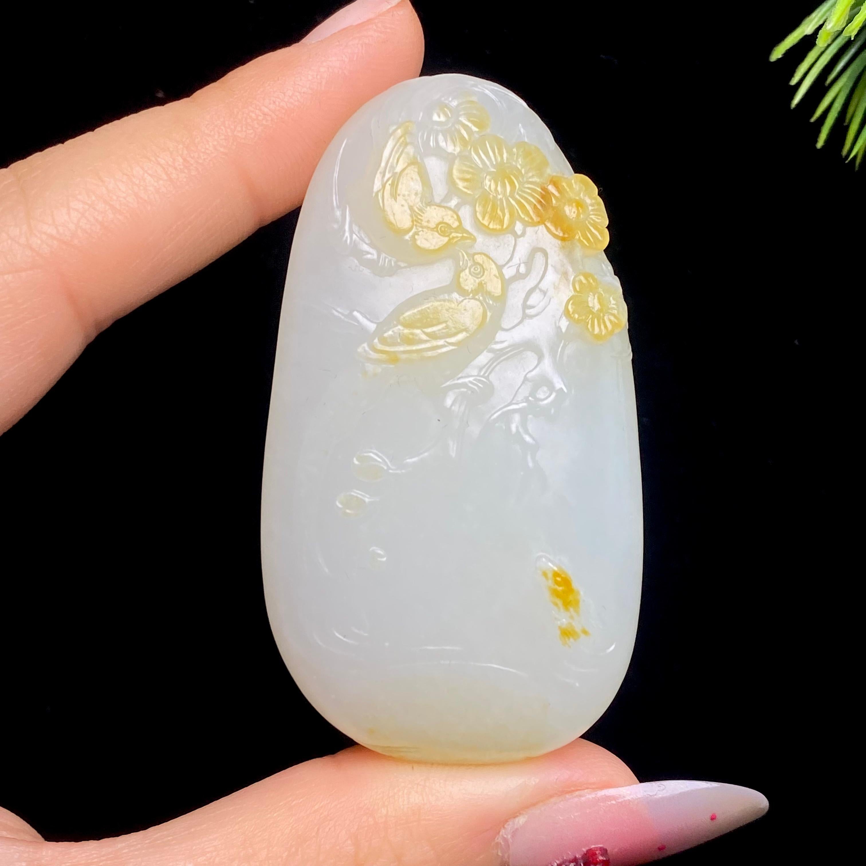 和田玉籽料喜事连连（56.8g）