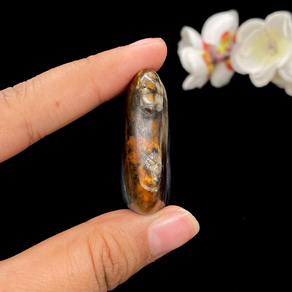 和田玉青花带黄皮籽料挂件（26.2g）