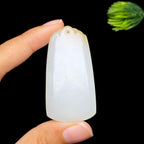 和田玉糖白无事牌（35.7g）