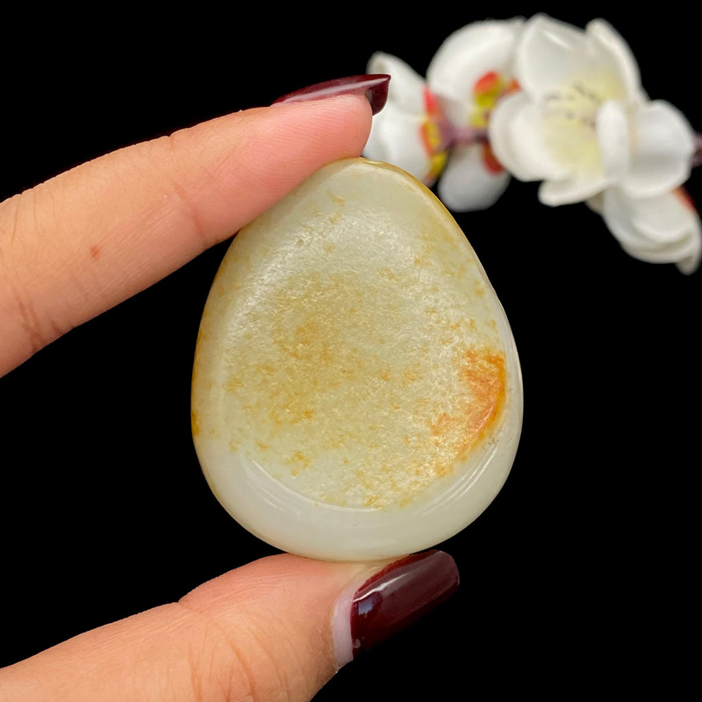 和田玉籽料【仿古龙】（51.3g）