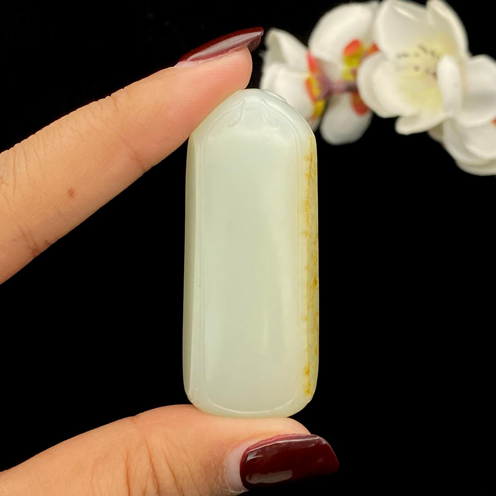 和田玉籽料【平安无事牌】（37.7g）