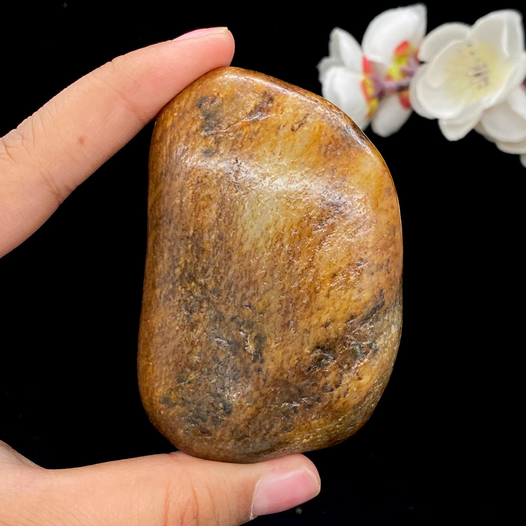 和田玉黄沁皮籽料（163.4g）