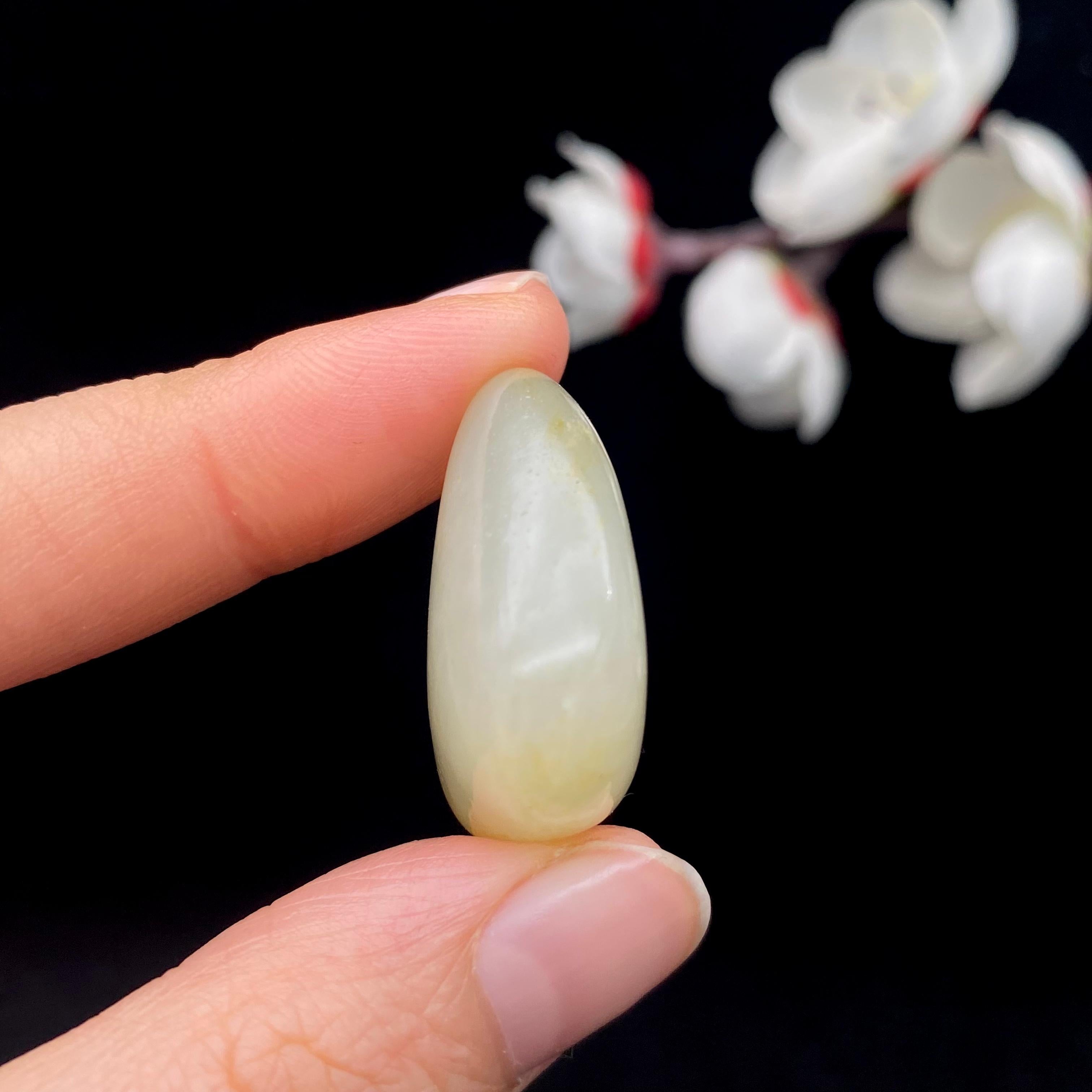 和田玉洒金皮籽料吊坠籽（13.8g）