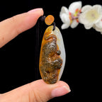 和田玉籽料【下山虎】挂件（15.7g）