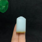 和田羊脂糖白玉无事牌（32.5g）