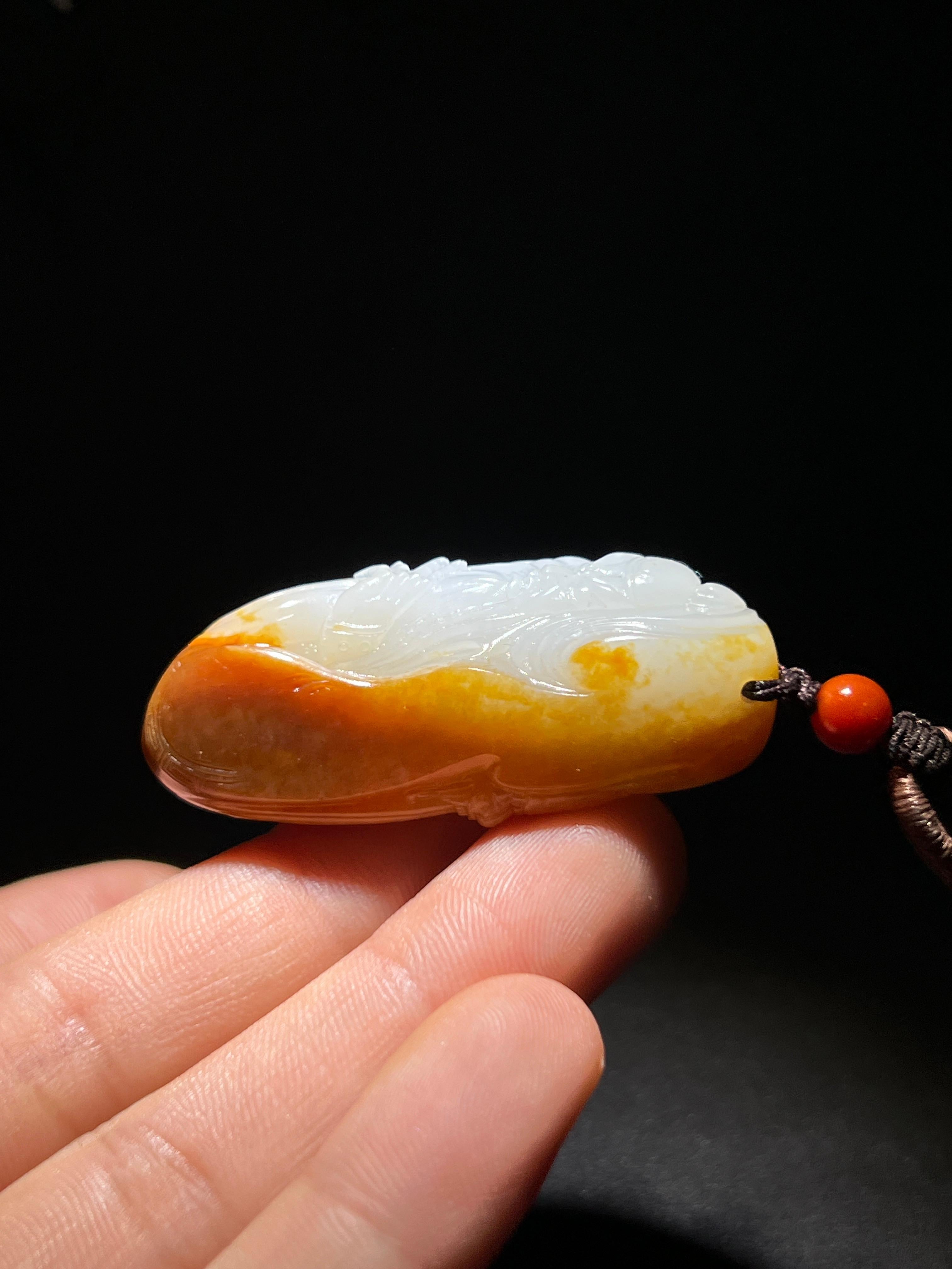 和田玉籽料关公（43.3g）