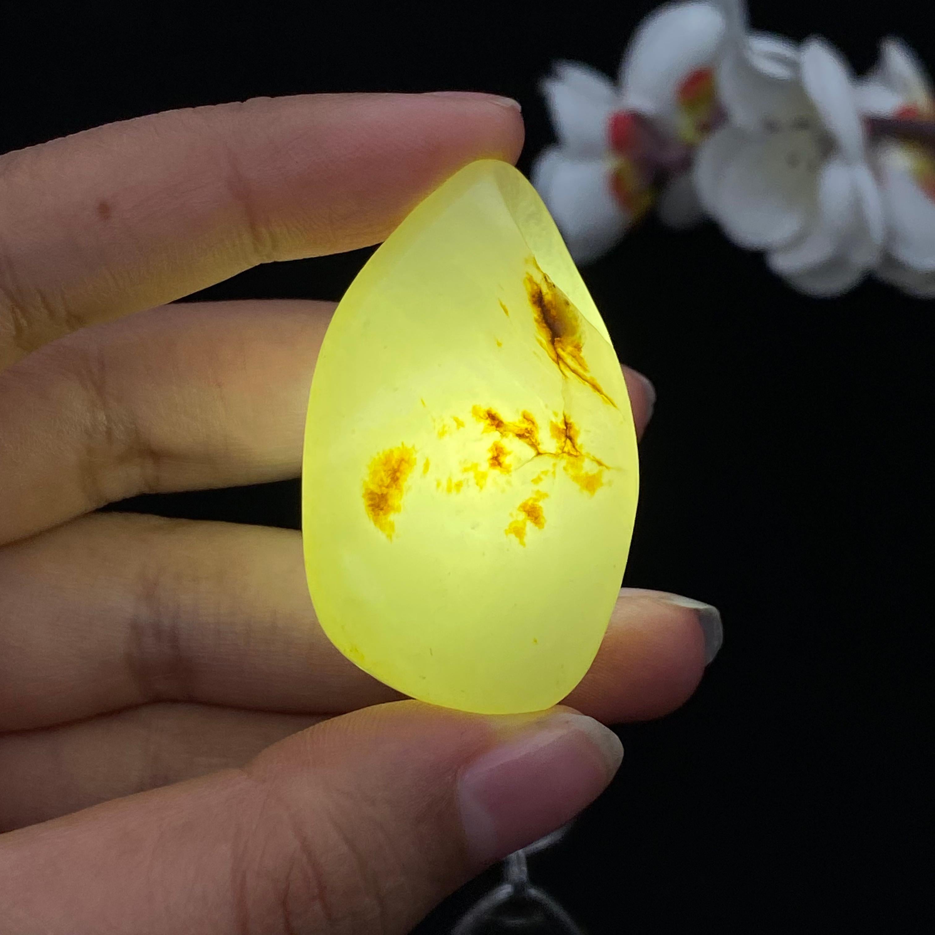 和田玉洒金皮籽料挂件（30.5g）